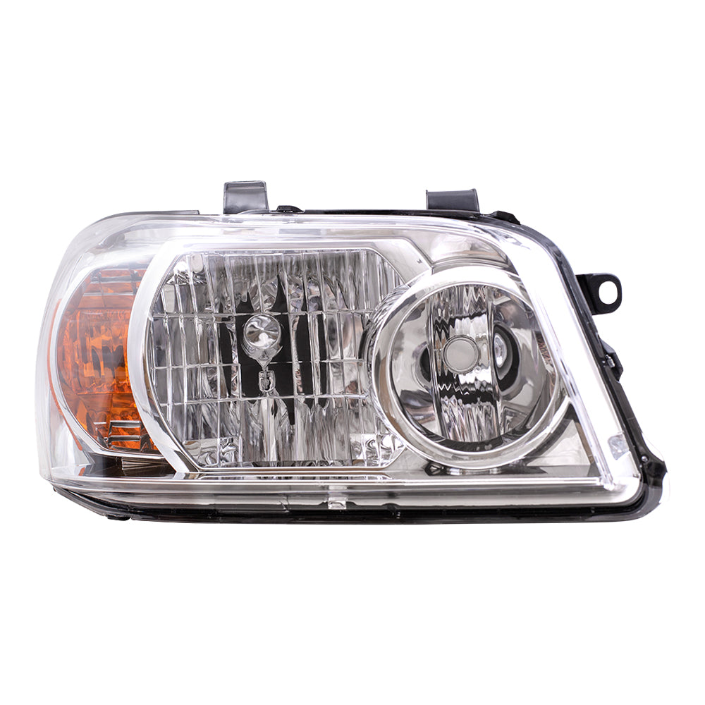 Brock Replacement Driver and Passenger Headlights Headlamps Compatible with 2007 Highlander 81170-48550 81130-48550