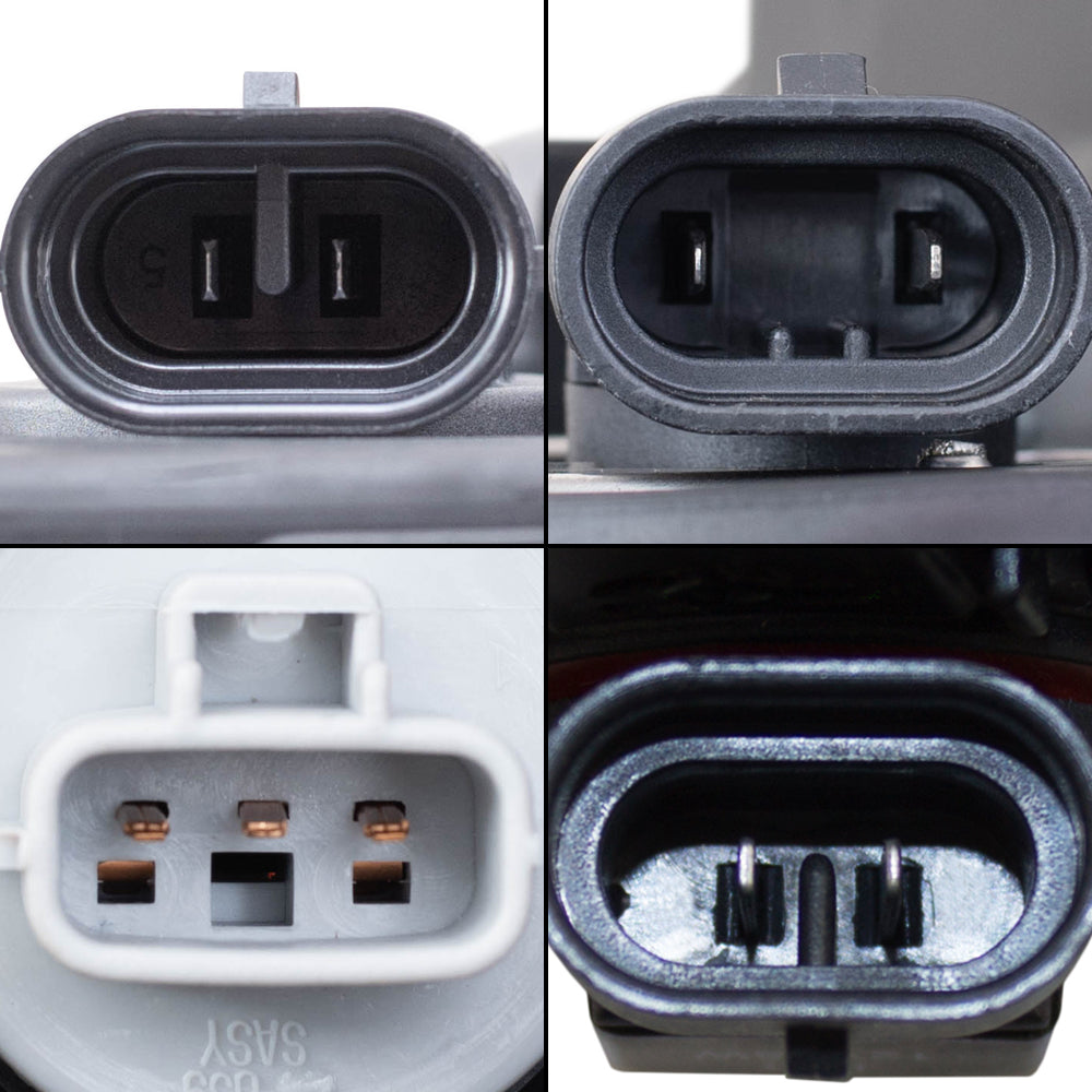 Brock Aftermarket Replacement Part Driver & Passenger Side Headlights w/o LED Daytime Running Lights & Fog Lights Kit W/Bezels-Wiring-Switch Set Compatible with 2011-2017 Toyota Sienna EXCEPT SE