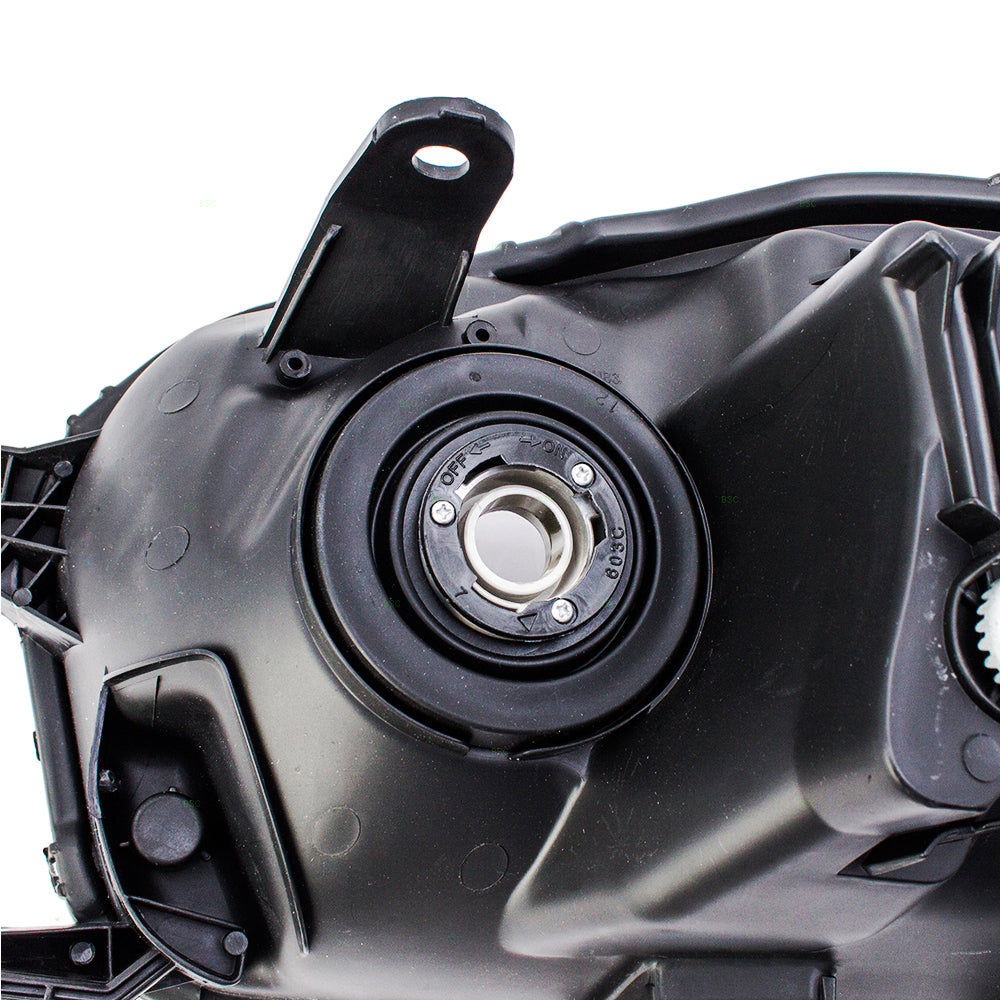 Brock Replacement Pair Set Combination Headlights Headlamp Units w/ Chrome Bezel Compatible with 4Runner 8117035520 8113035520