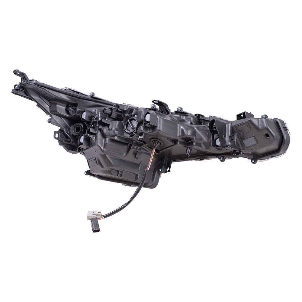 Brock Replacement Driver Side LED Combination Headlight Assembly Compatible with 2020-2021 Toyota Corolla SE Sedan/ 21 Corolla XSE Sedan