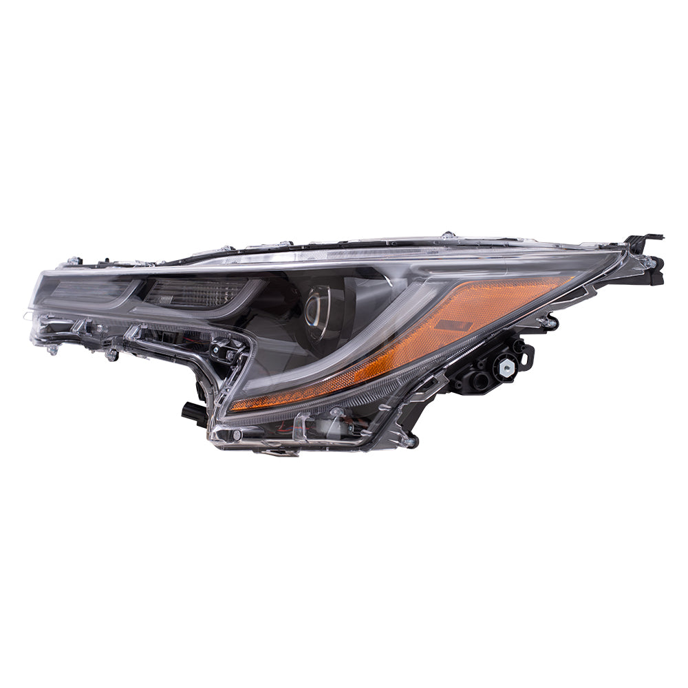 Brock Aftermarket Replacement Part Driver Side LED Combination Headlight Assembly Compatible with 2020-2021 Toyota Corolla SE Sedan Japan Built ONLY