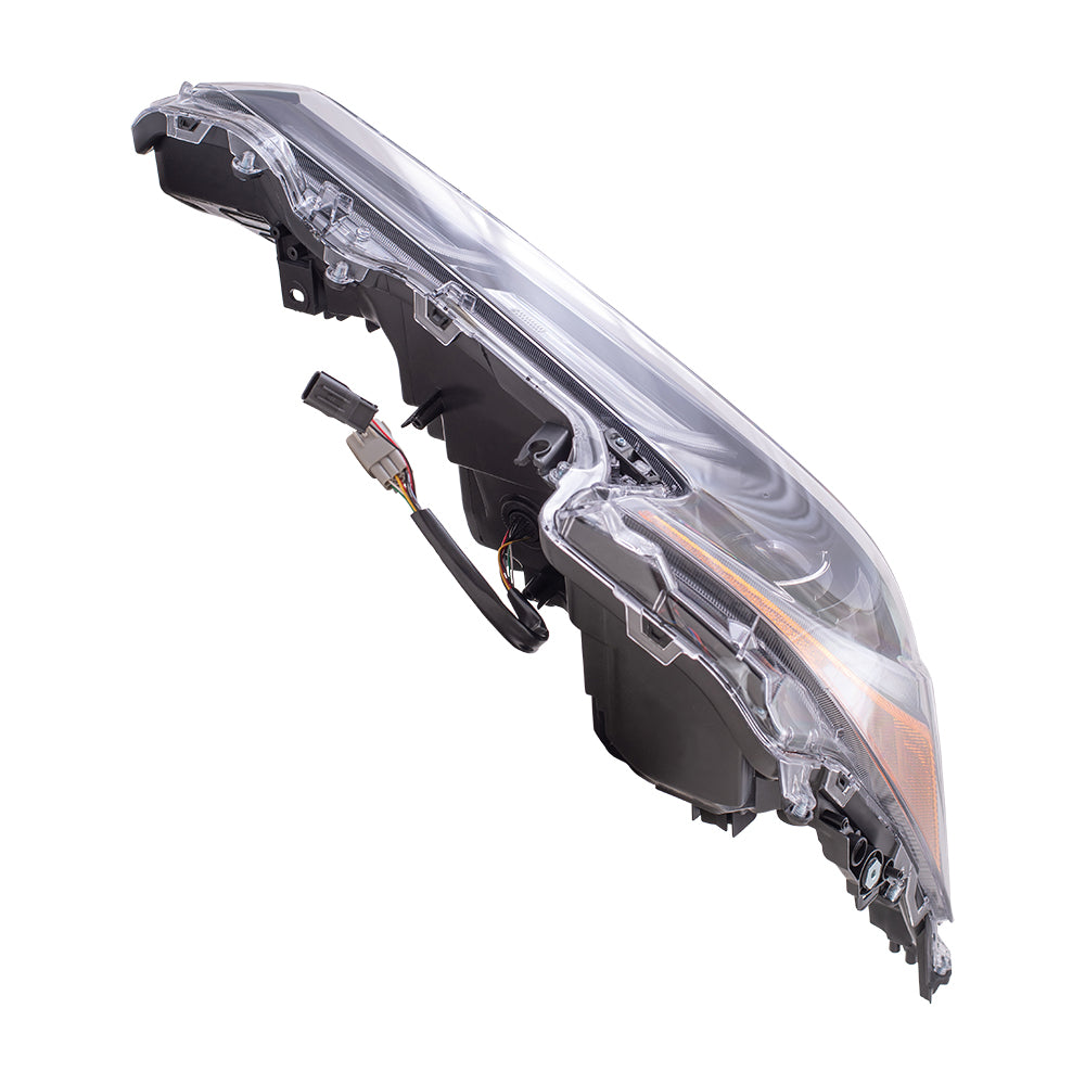 Brock Aftermarket Replacement Part Driver Side LED Combination Headlight Assembly Compatible with 2020-2021 Toyota Corolla SE Sedan Japan Built ONLY