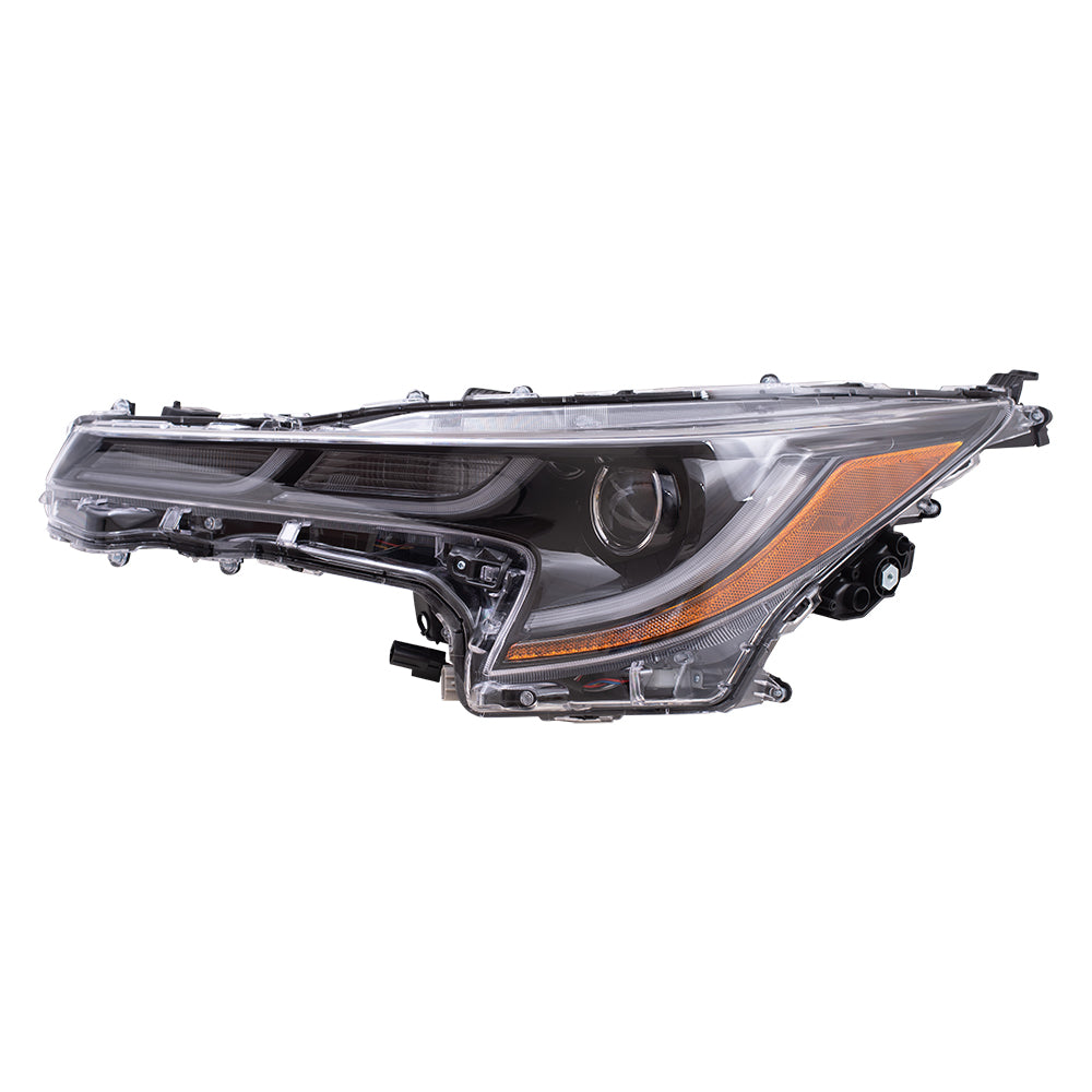 Brock Aftermarket Replacement Part Driver Side LED Combination Headlight Assembly Compatible with 2020-2021 Toyota Corolla SE Sedan Japan Built ONLY