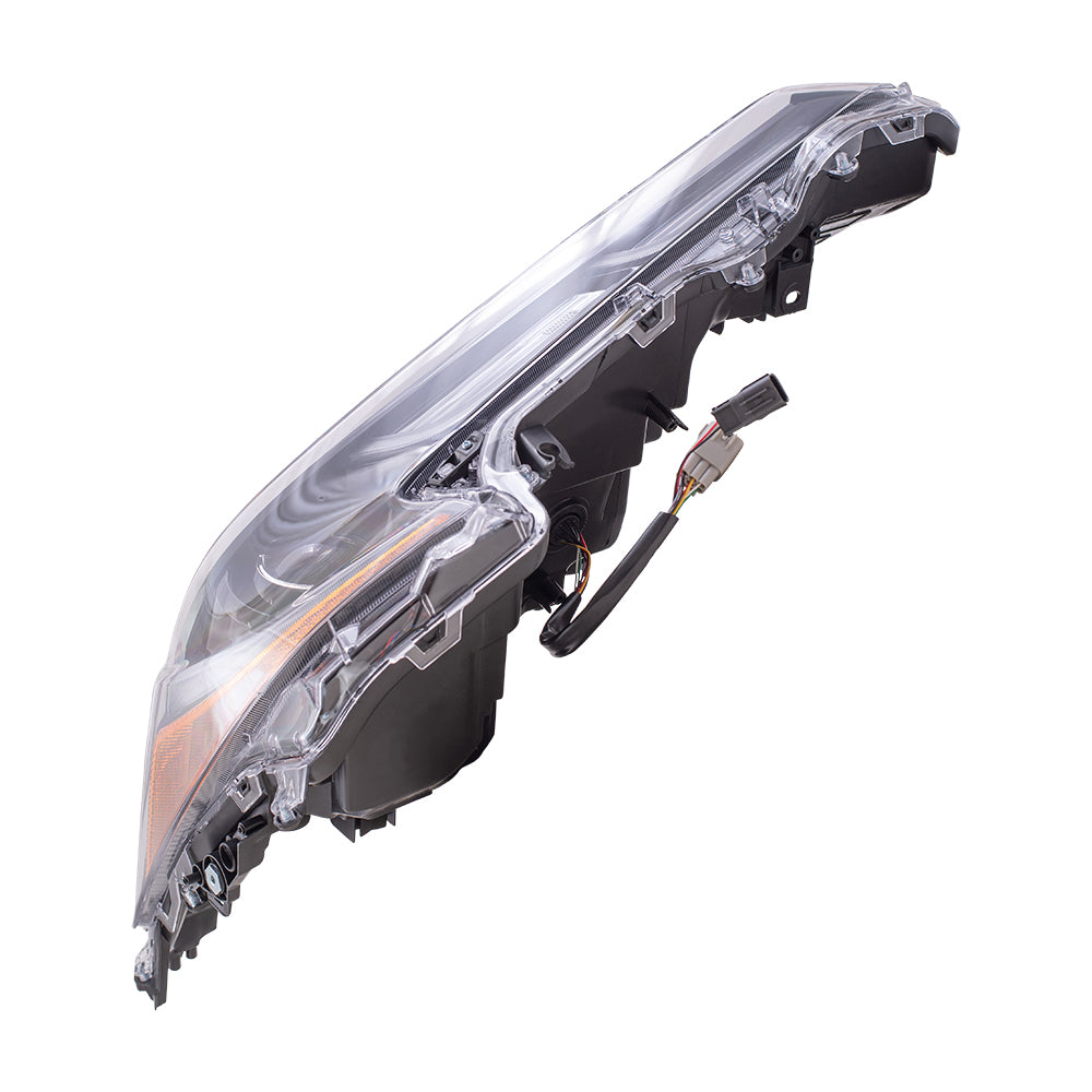 Brock Aftermarket Replacement Part Passenger Side LED Combination Headlight Assemblies Compatible with 2020-2021 Toyota Corolla SE Japan Built ONLY