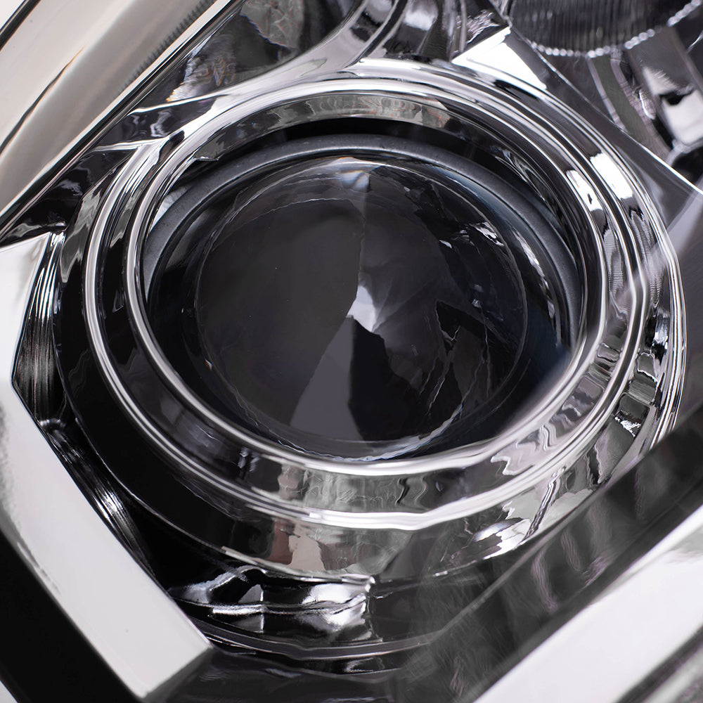 Brock Aftermarket Replacement Driver Left Passenger Right Halogen Combination Headlight Assembly Without LED Daytime Running Light Set Compatible With 2019-2021 Toyota Tacoma Without Fog Lights