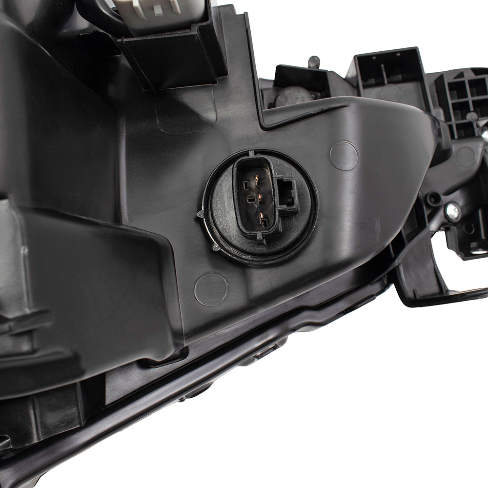 Brock Replacement Passengers Headlight Headlamp w/ Integrated LED Daytime Running Light Compatible with 17-19 Corolla 8111002M70
