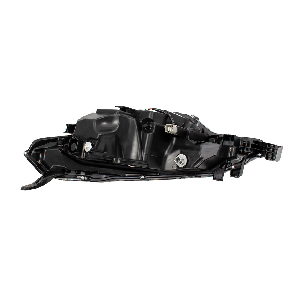 Brock Replacement Drivers Headlight Headlamp w/ Bumper Mounted LED Daytime Running Light Compatible with 17-19 Corolla