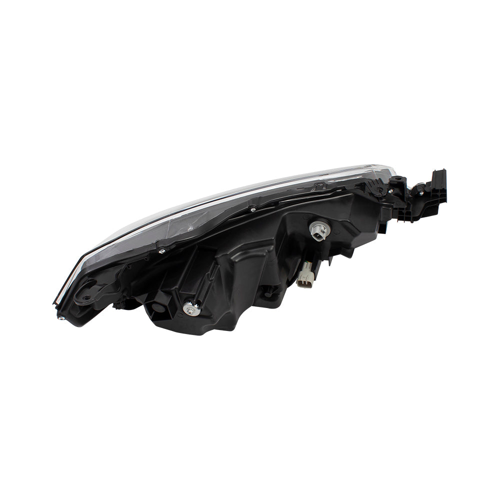 Brock Replacement Drivers Headlight Headlamp w/ Bumper Mounted LED Daytime Running Light Compatible with 17-19 Corolla