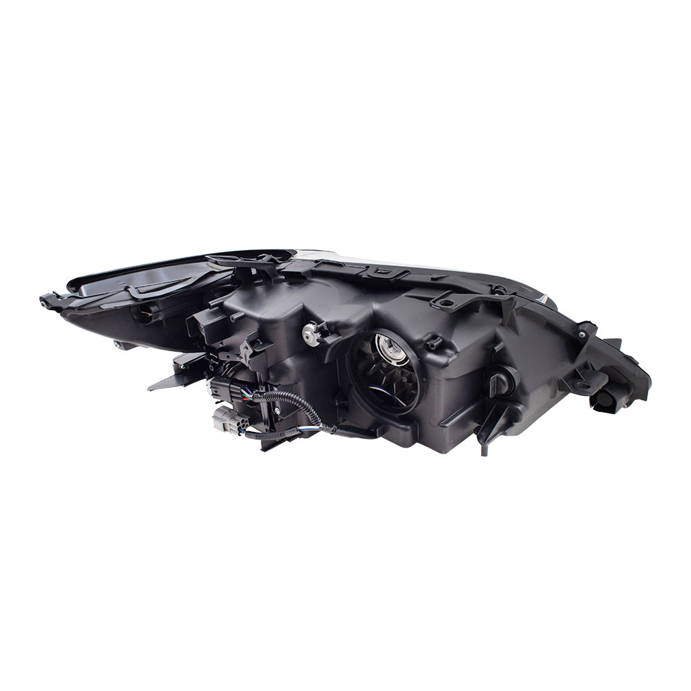 Brock Aftermarket Replacement Driver Left Combination Headlight Assembly with LED Low Beam-Halogen High Beam Compatible with 2016-2018 Lexus ES 3005h