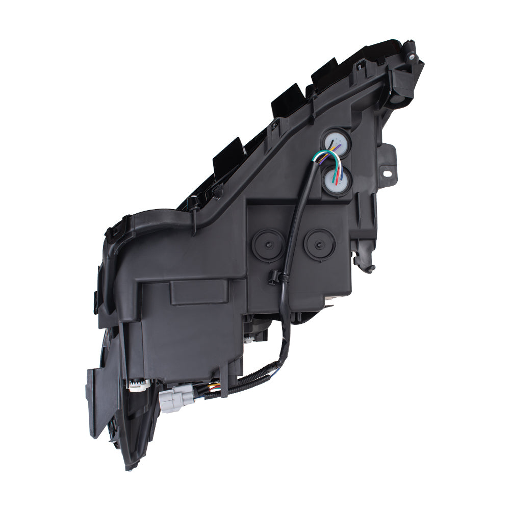 Brock Aftermarket Replacement Passenger Right Combination Headlight Assembly with LED Low Beam-Halogen High Beam Compatible with 2016-2018 Lexus ES 3005h