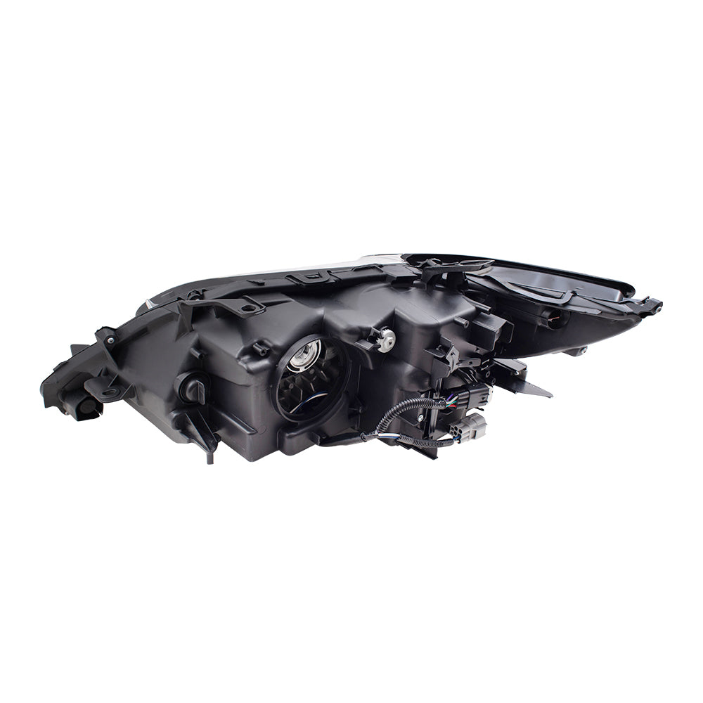 Brock Aftermarket Replacement Passenger Right Combination Headlight Assembly with LED Low Beam-Halogen High Beam Compatible with 2016-2018 Lexus ES 3005h