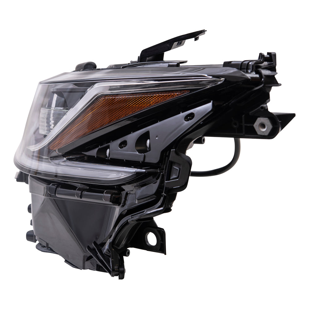 Brock Aftermarket Replacement Driver Side Left LED Combination Headlight Assembly Without LED Signal Light Compatible With 2019-2020 Lexus ES 300H North America Built