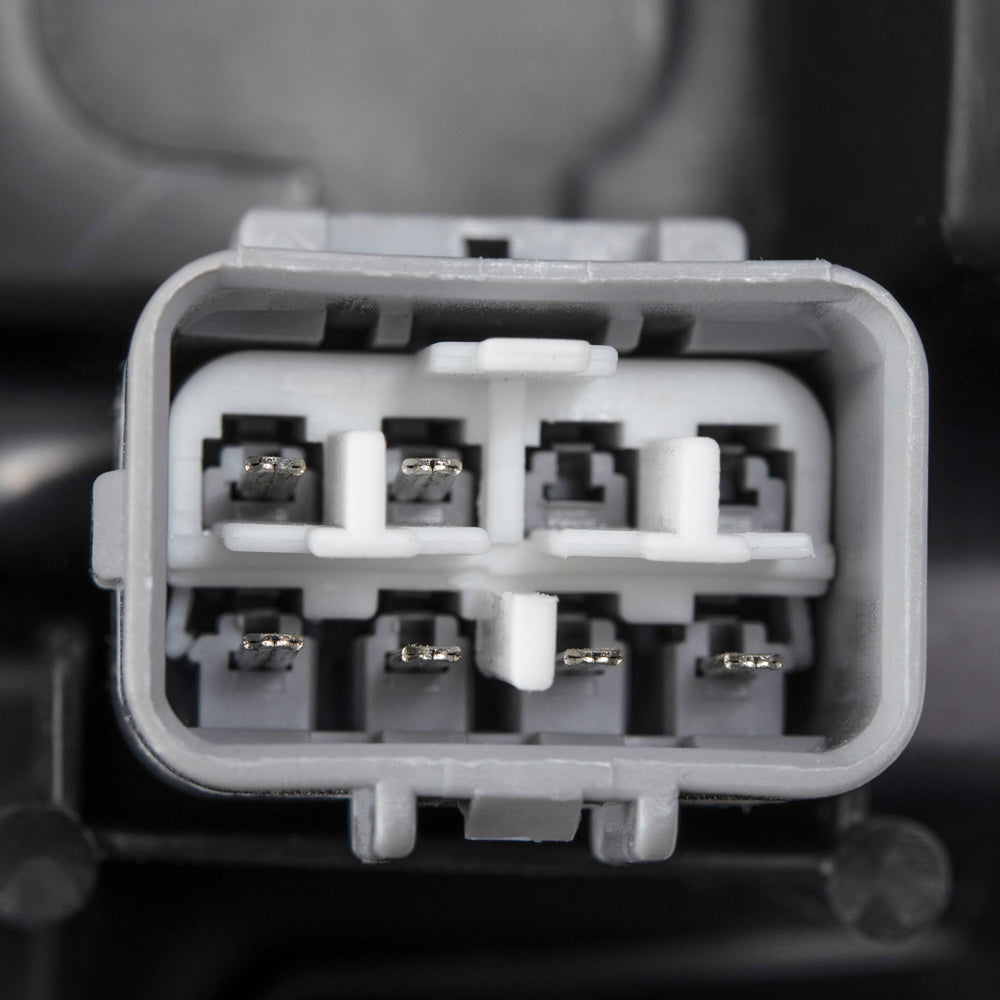 Brock Aftermarket Replacement Driver Left Passenger Right LED Combination Headlight Assembly With Smoked Chrome Accent Set Compatible With 2018 Toyota Tundra