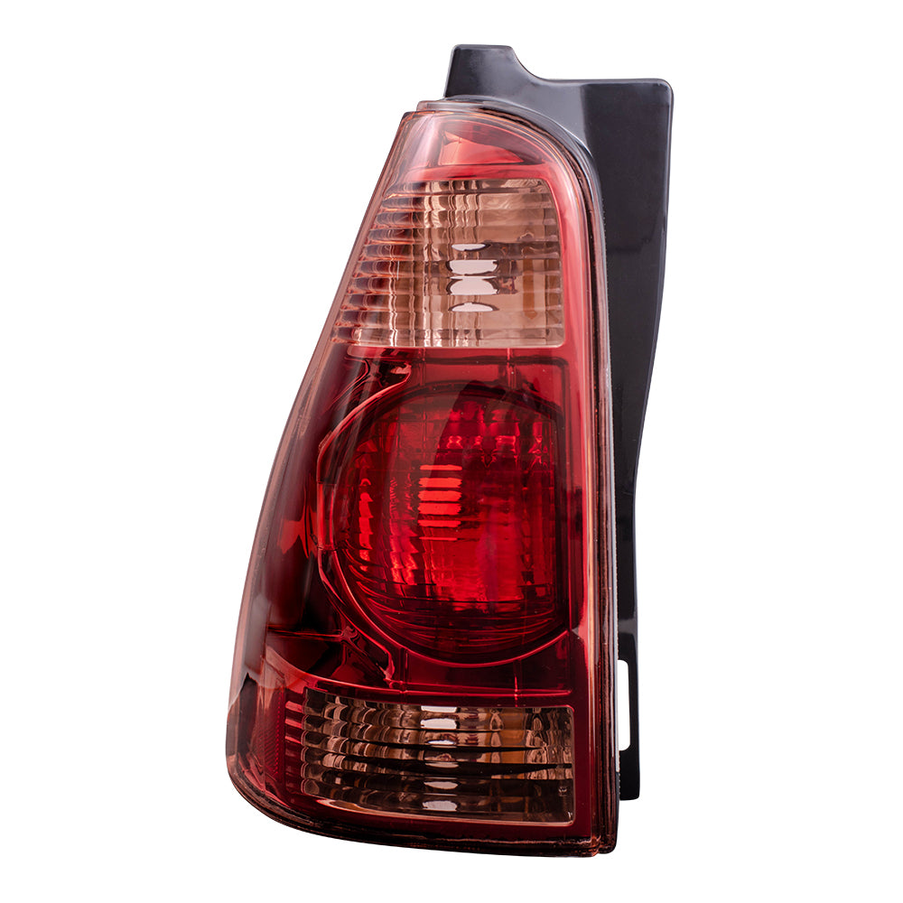 Brock Replacement Driver and Passenger Taillights Tail Lamps Compatible with 03-05 SUV 81561-35270 81551-35310