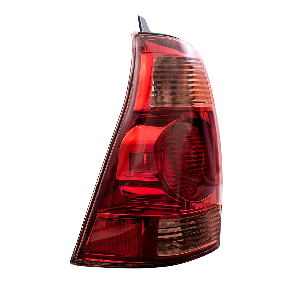 Brock Replacement Driver and Passenger Taillights Tail Lamps Compatible with 03-05 SUV 81561-35270 81551-35310