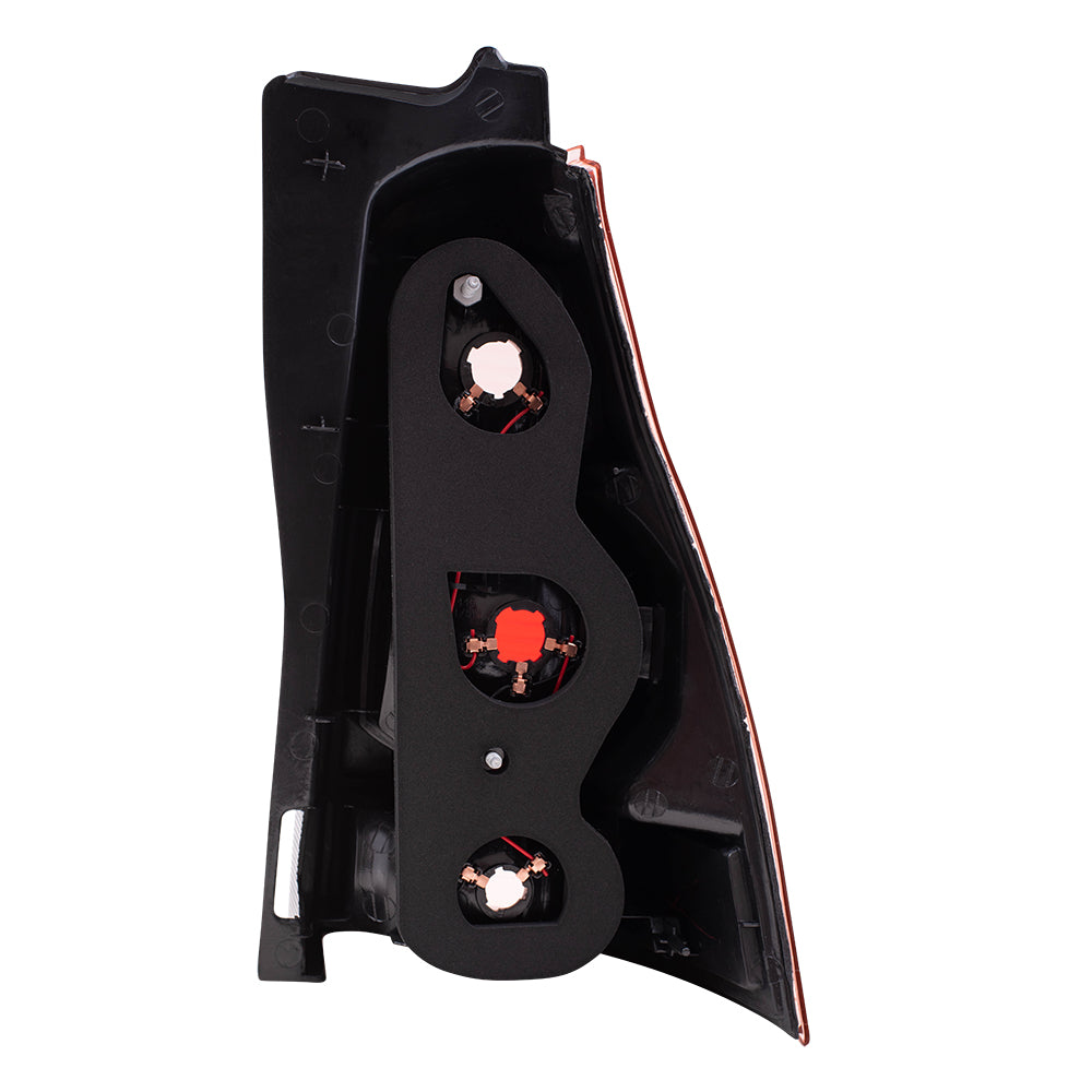 Brock Replacement Driver and Passenger Taillights Tail Lamps Compatible with 03-05 SUV 81561-35270 81551-35310