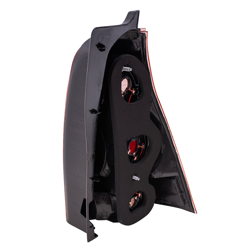 Brock Replacement Driver and Passenger Taillights Tail Lamps Compatible with 03-05 SUV 81561-35270 81551-35310