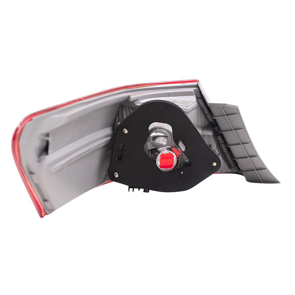 Brock Replacement Driver and Passenger Taillights Quarter Panel Mounted Tail Lamps Compatible with 07-09 Camry 8156006240 8155133340