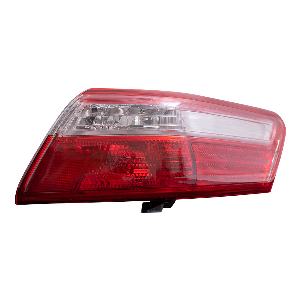 Brock Replacement Driver and Passenger Taillights Quarter Panel Mounted Tail Lamps Compatible with 07-09 Camry 8156006240 8155133340