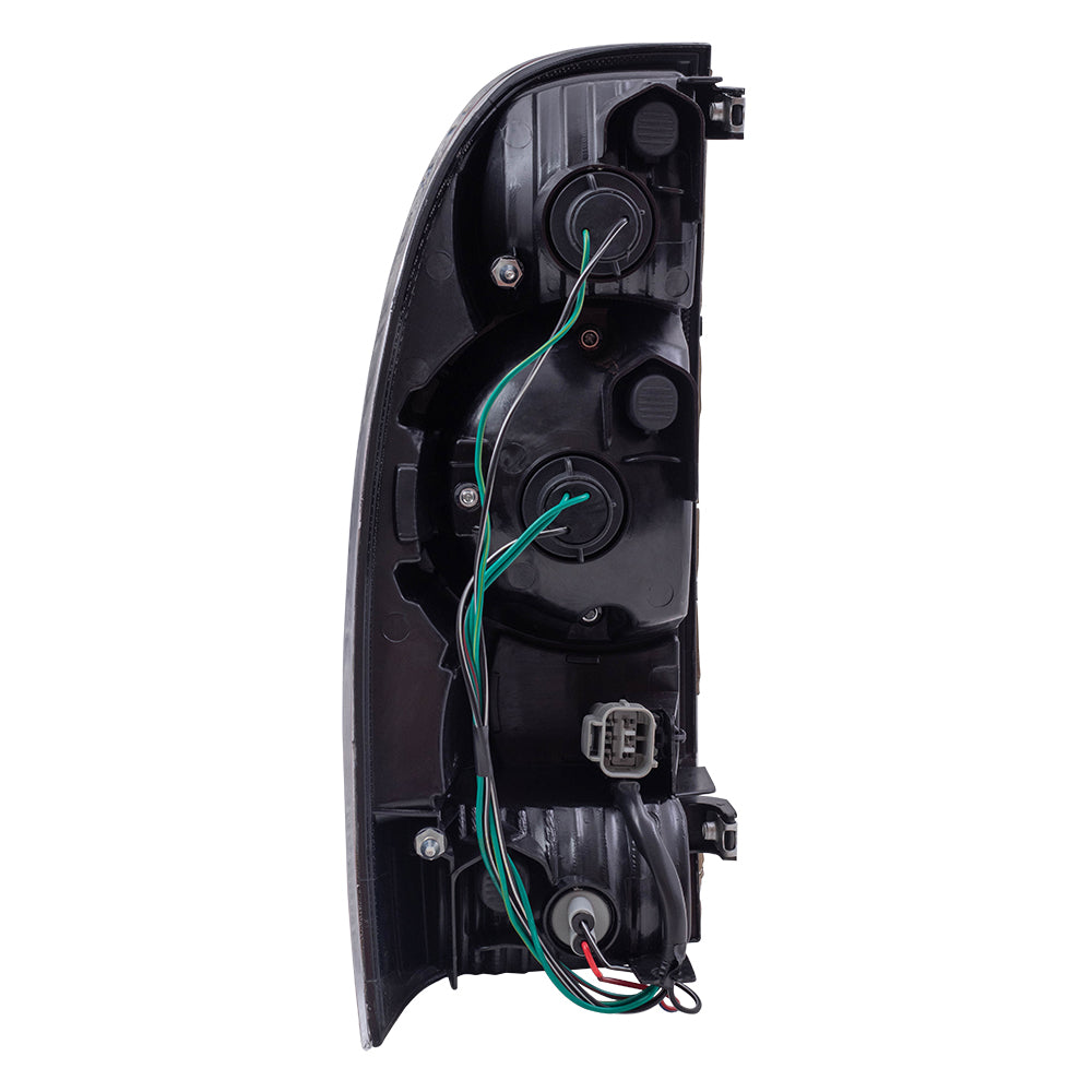 Brock Replacement Passengers Tail Light with LED Center Lens Compatible with 2005-2015 Tacoma Pickup Truck 8155004160