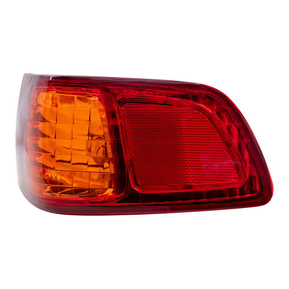 Brock Replacement Passengers Taillight Quarter Panel Mounted Tail Lamp Compatible with 00-01 Camry 81550-AA030