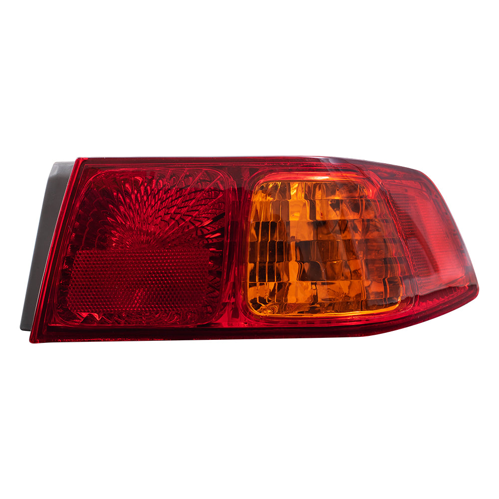 Brock Replacement Driver and Passenger Taillights Quarter Panel Mounted Tail Lamps Compatible with 00-01 Camry 81560AA030 81550AA030