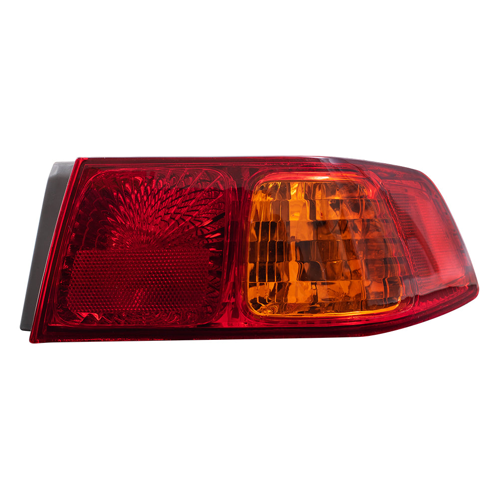 Brock Replacement Passengers Taillight Quarter Panel Mounted Tail Lamp Compatible with 00-01 Camry 81550-AA030