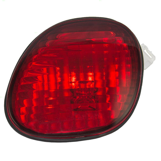 Brock Replacement Passengers Taillight Tail Lamp Lid Mounted Lens Compatible with 98-05 GS300 8158030120