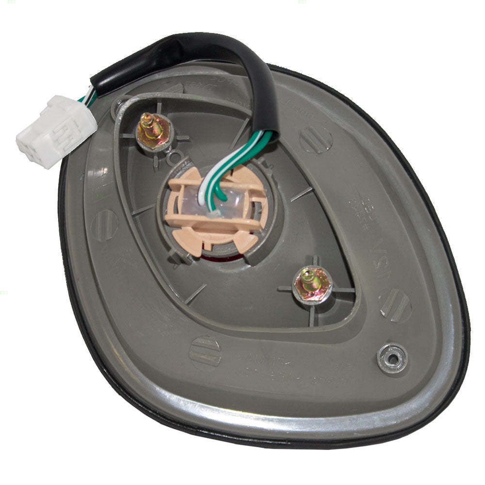 Brock Replacement Passengers Taillight Tail Lamp Lid Mounted Lens Compatible with 98-05 GS300 8158030120