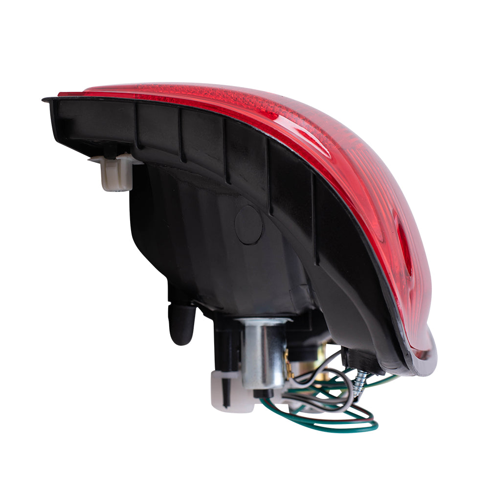Brock Replacement Passengers Taillight Tail Lamp Lens Compatible with 01-04 Pickup Truck 8155004060