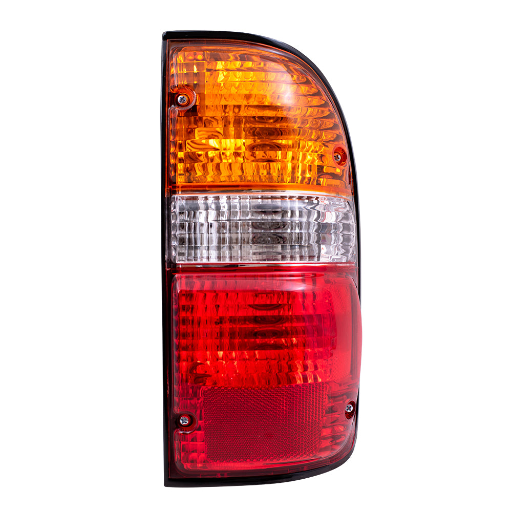 Brock Replacement Passengers Taillight Tail Lamp Lens Compatible with 01-04 Pickup Truck 8155004060