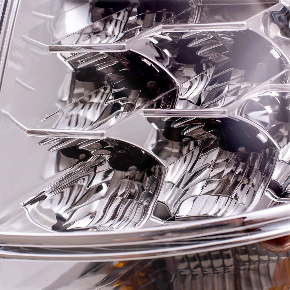 Brock Replacement Passengers Taillight Tail Lamp with Chrome Trim Compatible with 06-09 Prius 8155147100