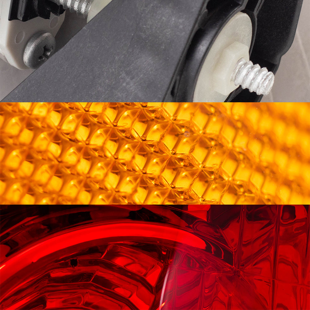 Brock Replacement Driver and Passenger Side Halogen Headlight Assemblies, Signal Light Assemblies, and Tail Light Assemblies 6 Piece Set Compatible with 2004 Tundra Double Cab W/Standard Bed
