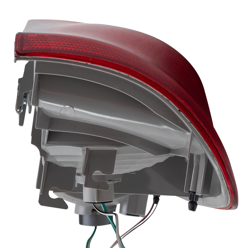 Brock Replacement Driver and Passenger Side Tail Light Assembly Set Compatible with 04-06 Tundra Double Cab with Standard Bed