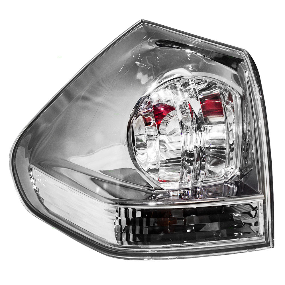 Brock Replacement Driver Side Tail Light Assembly Quarter Mounted Compatible with 2004-2006 Lexus RX330