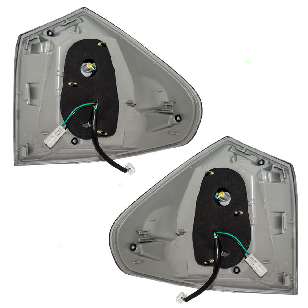 Brock Replacement Driver and Passenger Side Tail Light Assemblies Quarter Mounted Compatible with 2004-2006 Lexus RX330