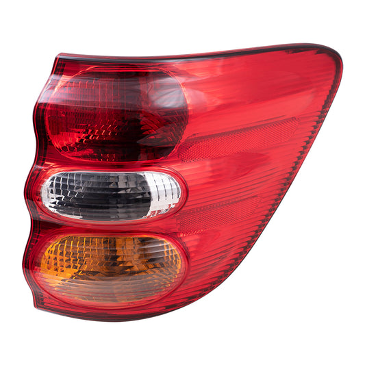 Brock Replacement Driver Side Quarter Mounted Tail Light Assembly Compatible with 01-04 Sequoia