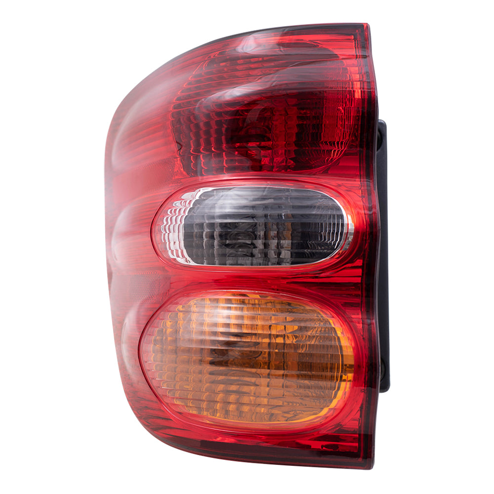 Brock Replacement Driver and Passenger Side Quarter Mounted Tail Light Assemblies Compatible with 01-04 Sequoia