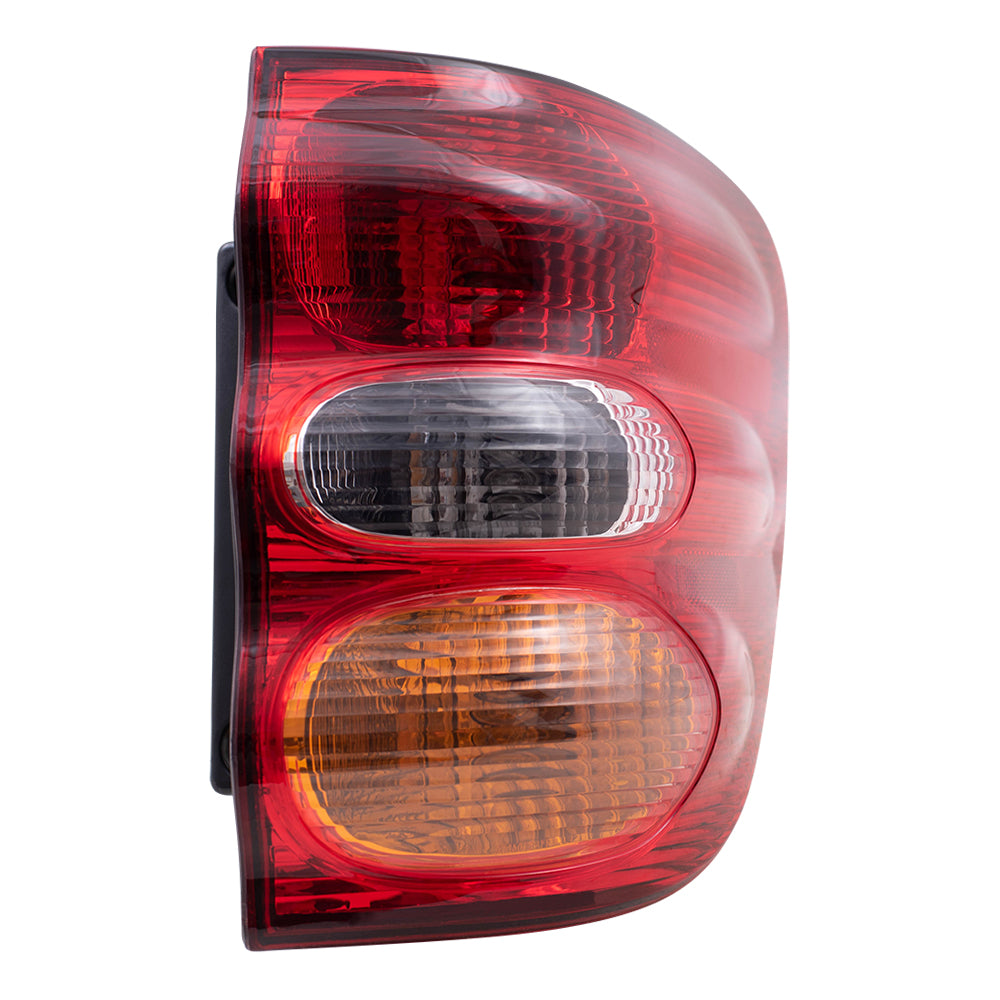 Brock Replacement Driver Side Quarter Mounted Tail Light Assembly Compatible with 01-04 Sequoia