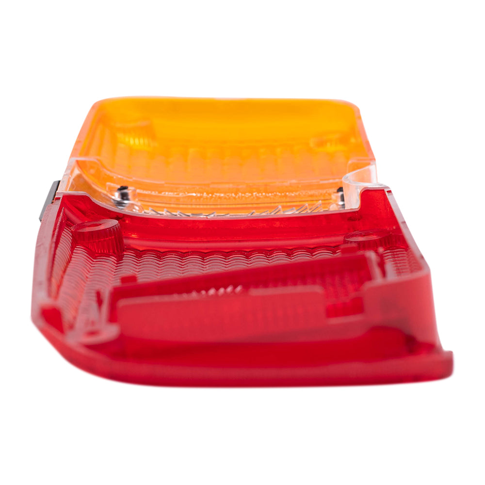 Brock Replacement Driver and Passenger Taillights Tail Lamp Lenses Compatible with 79-83 Pickup Truck 8156189121 8155189121