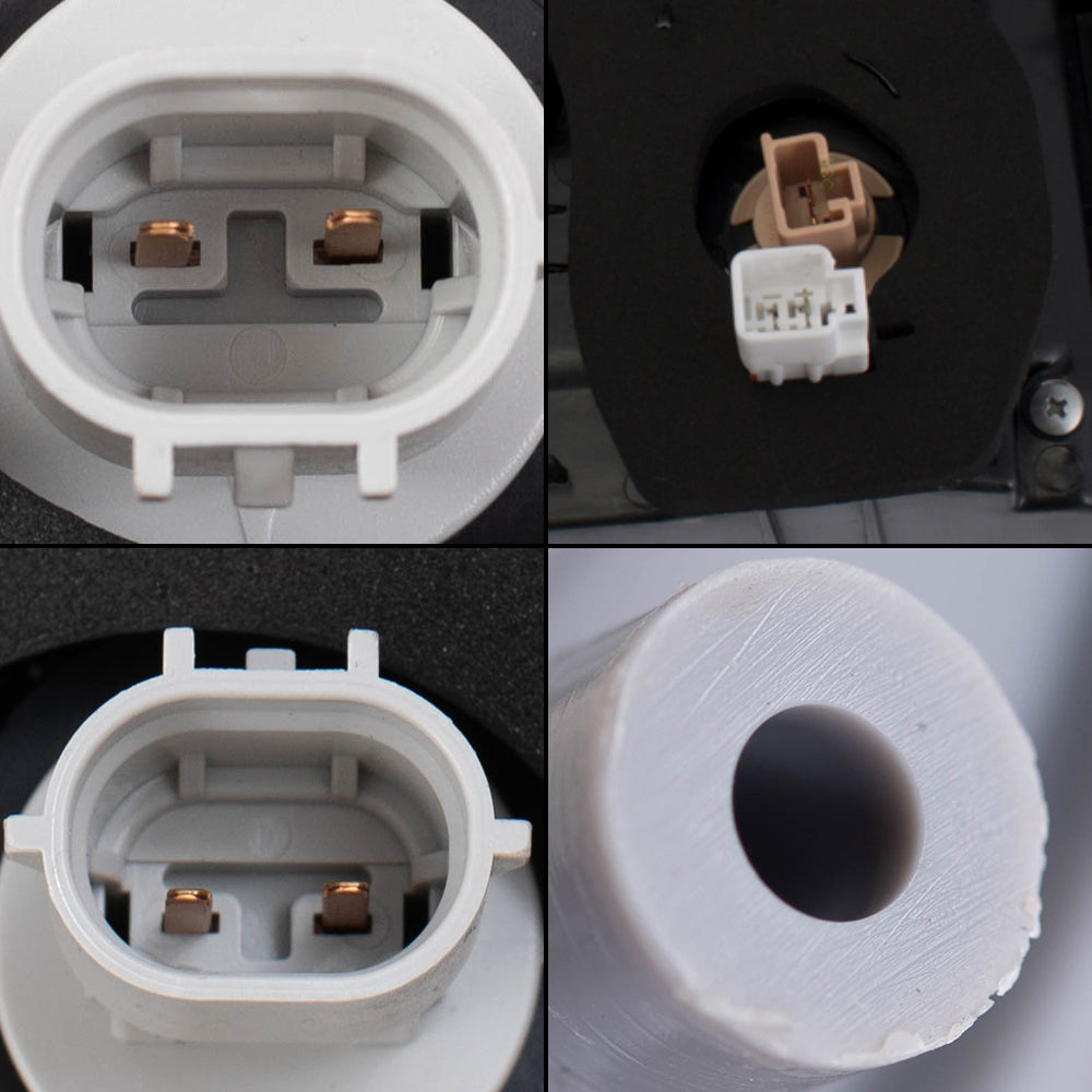 Brock Aftermarket Replacement Part Driver Side Tail Light Assemblies Quarter & Liftgate Mounted & Rear Bumper Reflector Compatible with 2015-2019 Toyota Sienna EXCEPT SE