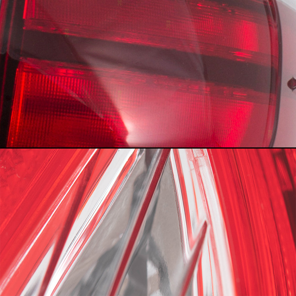 Brock Aftermarket Replacement Part Driver & Passenger Side Tail Light Assemblies Quarter and Liftgate Mounted Compatible with Toyota 2015-2019 Toyota Sienna EXCEPT SE