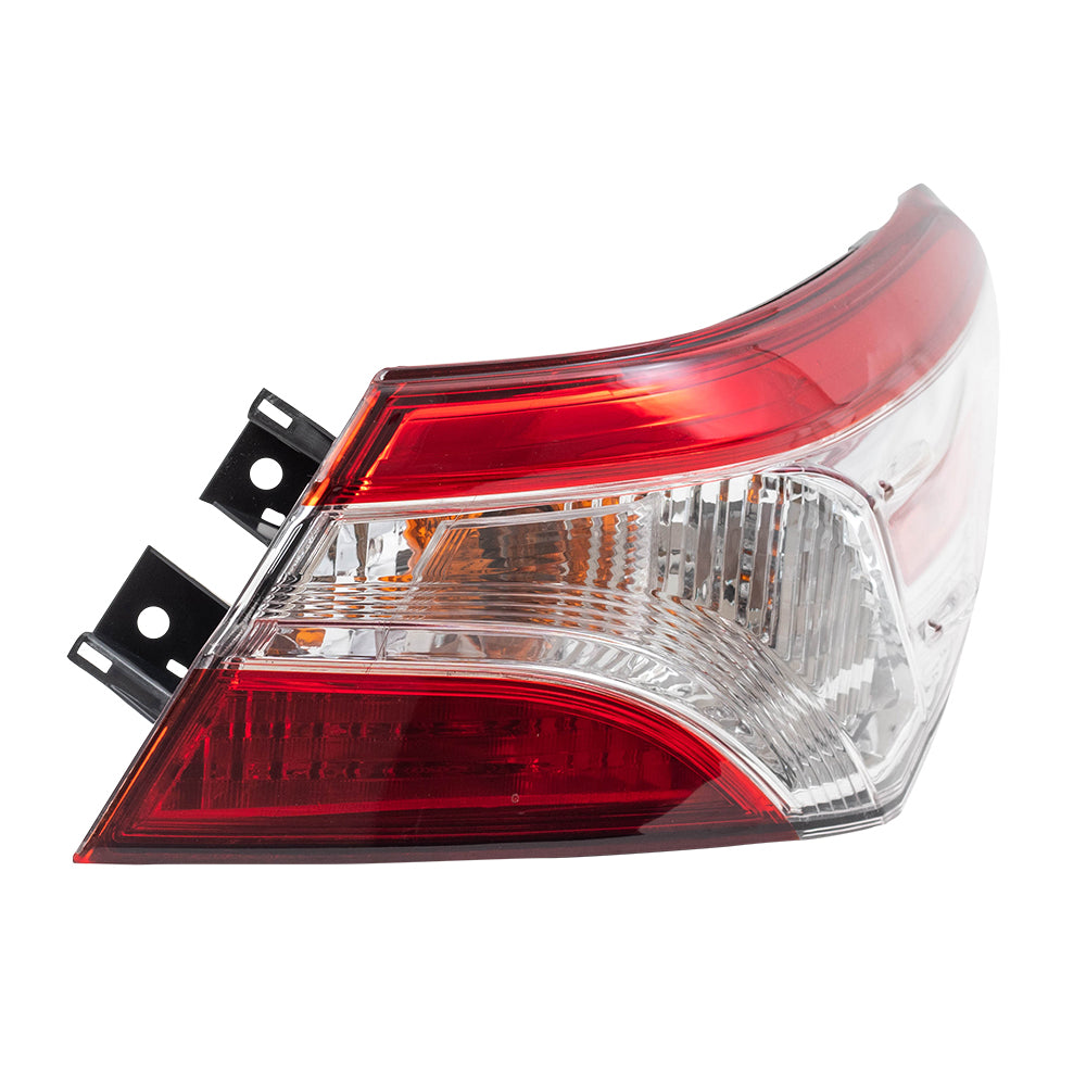 Brock Replacement Driver and Passenger Side Tail Lights Quarter Mounted Compatible with 2018-2020 Camry L/LE/TRD, 2020 Camry XSE W/TRD Package, 2018-2019 Camry Hybrid LE & 2020 Camry Hybrid SE