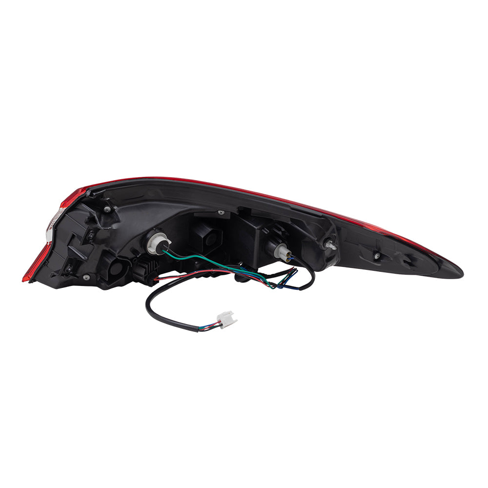 Brock Replacement Driver Side Tail Light Assembly Body Mounted Compatible with 2018-2020 Camry L/LE/TRD, 2020 Camry XSE W/TRD Package, 2018-2019 Camry Hybrid LE & 2020 Camry Hybrid SE
