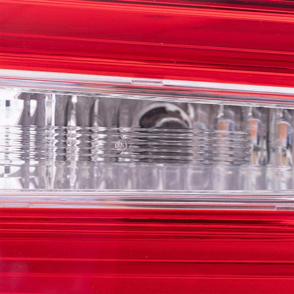 Brock Replacement Driver Side Tail Light Assembly Lid Mounted Compatible with 2018-2020 Toyota Camry L/LE/TRD Built in North America ONLY