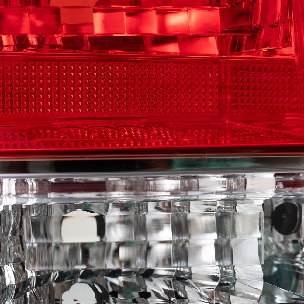 Brock Replacement Driver Tail Light with Smoked Bezel Compatible with 10-13 4Runner