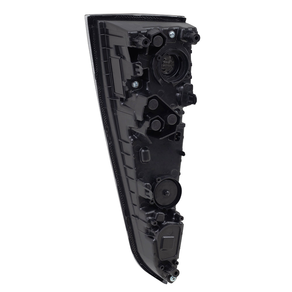 Brock Replacement Driver Tail Light Bumper Mounted Compatible with 2016-2018 Prius