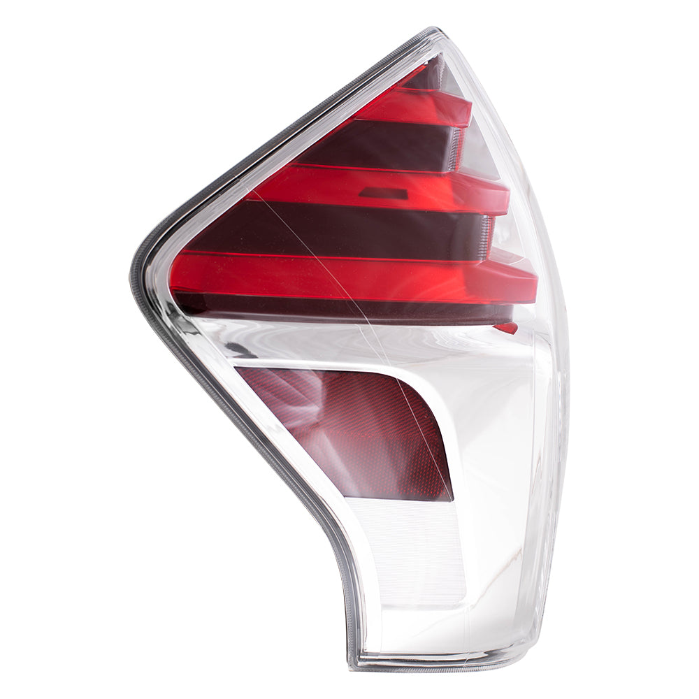 Brock Aftermarket Replacement Driver Left Combination Tail Light Assembly Compatible With 2015-2017 Toyota Prius v