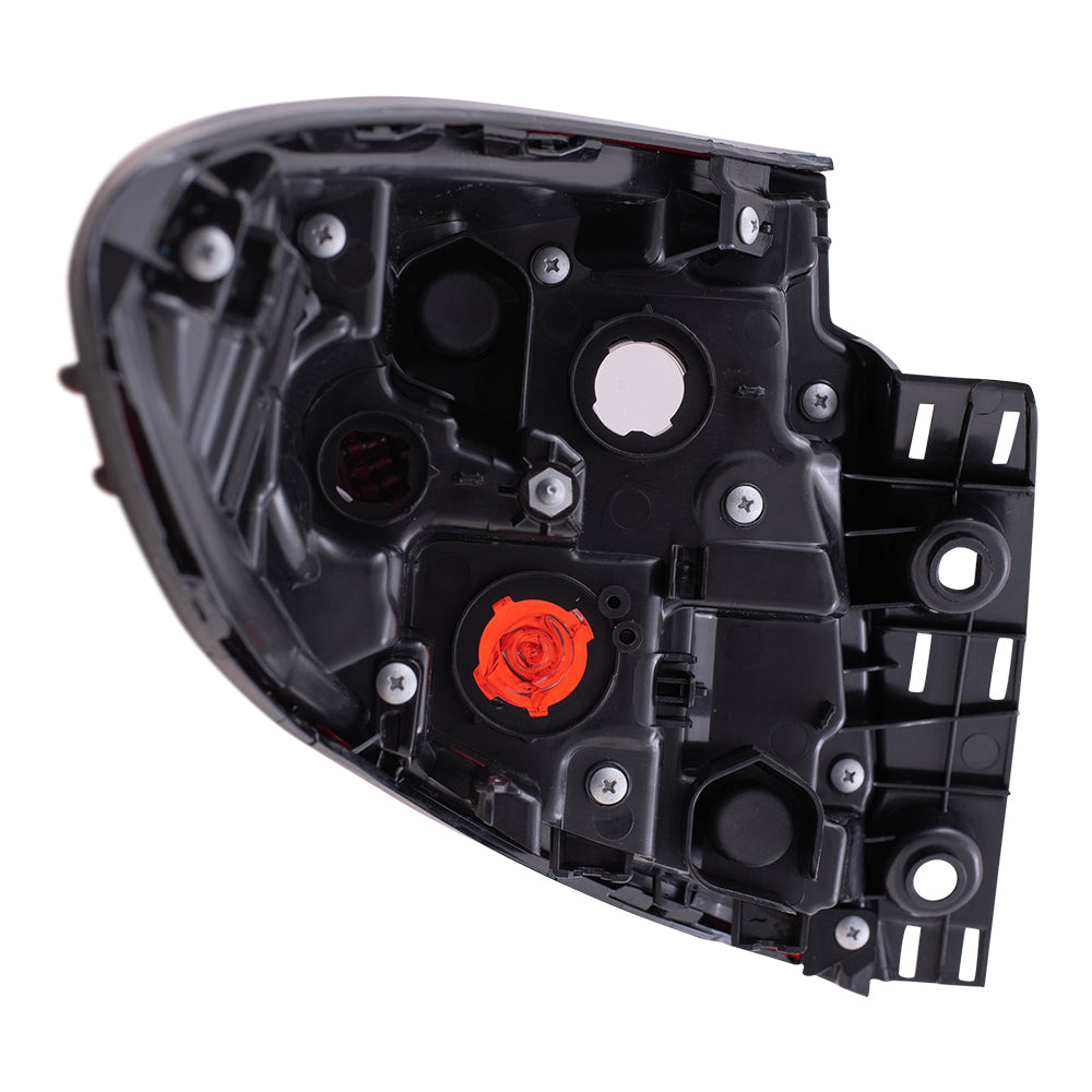 Brock Replacement Driver and Passenger Set Tail Lights Quarter Panel Body Mounted Lens Compatible with 2018-2019 C-HR