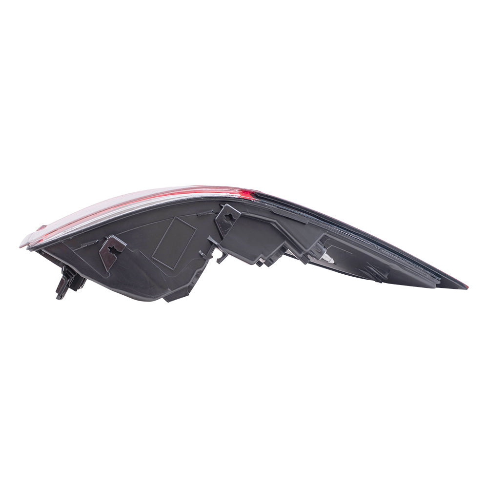 Brock Replacement Drivers and Passengers Tail Light Assemblies Red and Clear Lens Quarter Mounted Compatible with 2020-2022 Corolla Sedan Built in Japan